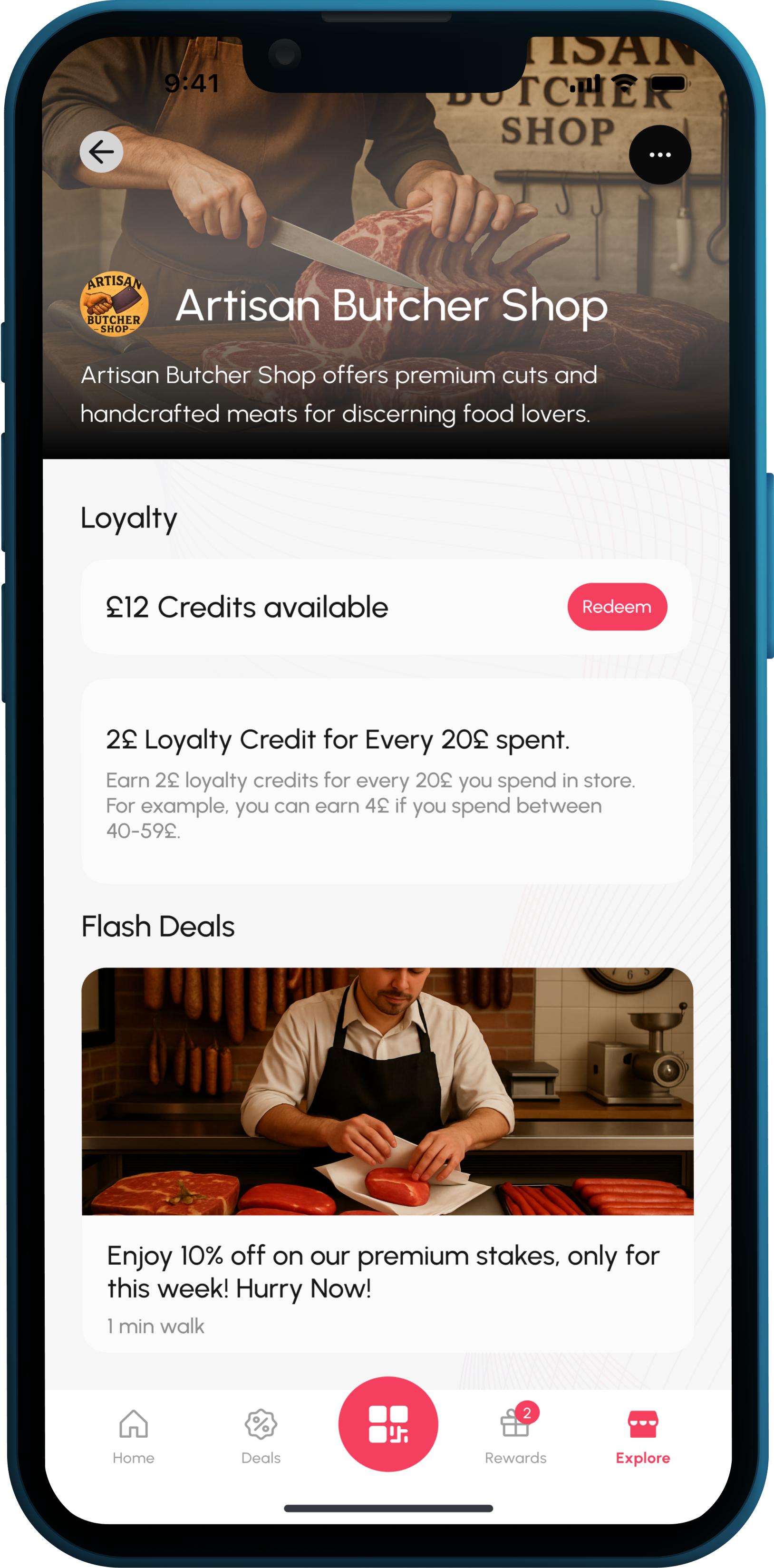 LocalPal Meat Club Interface